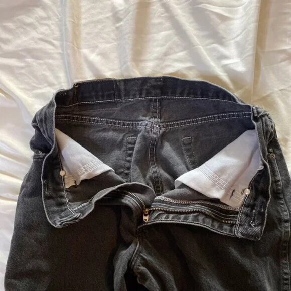 Wrangler 30 x 32 Men's Dark Wash Blue Jeans - Black Casual Denim Pants Slacks - Picture 3 of 8